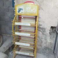 لوازم سوپر مارکت استند چیپس و پفک و جا آجیلی 2تا