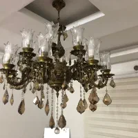 لوستر برنزی خارجی|لوستر و چراغ آویز|تهران, تهرانپارس شرقی|دیوار