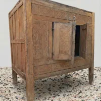 فروش گنجه قدیمی چوبی متعلق به سال ۱۳۲۰|کلکسیون اشیاء عتیقه|مشکیندشت, |دیوار