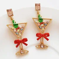 گوشواره آویز بلند هاوایی چند رنگ