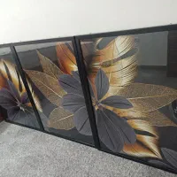 تابلوی سه تیکه لاکچری|تابلو، نقاشی، عکس|ایلام, |دیوار