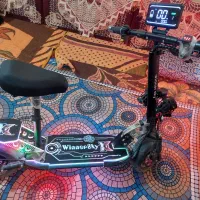 اسکوتر برقی  مانیتور دار|دوچرخه، اسکیت، اسکوتر|فاریاب, |دیوار