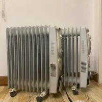 رادیاتور برقی-روغنی کم مصرف 12 پره فن دار آکوا