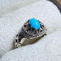 فیروزه نیشابوری عجمی طبیعی رکاب دست ساز