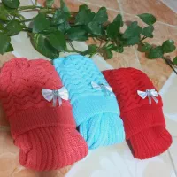 کلاه شال بافتنی دخترانه پسرانه