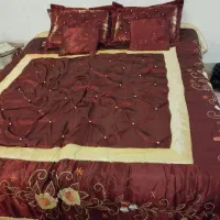 رو تختی ساتن مناسب عروس