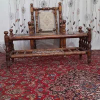 میز صندلی چوبی