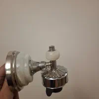 دیوار کوب قدیمی ترکیب استیل و سنگ مرمر|لوستر و چراغ آویز|تهران, منیریه|دیوار