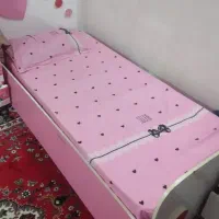 تخت با تشک و دراور