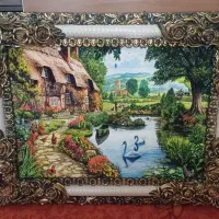 تابلو فرش منظره