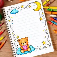 نقاشی دفتر مشق واملا