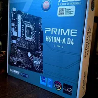 پلمپ Asus H610 Ma D4رم۱۶ ۳۰۰۰ پاور۵۵۰ و هارد