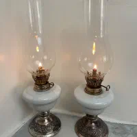 چراغ گردسوز نفتی دو عدد جنس سرامیک