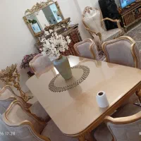 میز غذا خوری شیش نفره