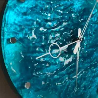 ساعت دیواری رزینی|صنایع دستی و سایر لوازم تزئینی|شاهینشهر, مسکن مهر|دیوار