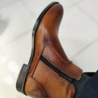 نیم بوت مردانه تمام چرم بغل زیپ(عسلی)|کیف، کفش، کمربند|تهران, یاخجی آباد|دیوار