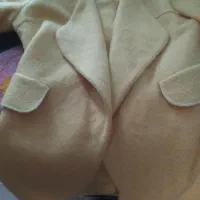 پالتو پشمی خوش رنگ نورنگخوشرنگ لیمویی|لباس|رامسر, |دیوار