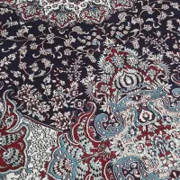 فروش فوری فرش ۹ متری اصل مشهد سرمه ای