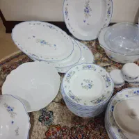 ظروف آرکوپال رومانتیک اصل فرانسه لومینارک و انتیک|ظروف سرو و پذیرایی|تهران, نیروی هوایی (پیروزی)|دیوار
