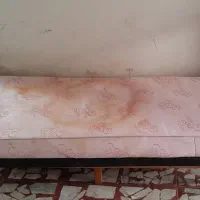 تخت فلزی تک نفره شیک و سالم|تخت و سرویس خواب|لنگرود, |دیوار