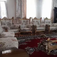 مبل استیل ۹ نفره تمام چوب