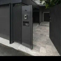 درب آهنی منزل باغ باغی ویلا حیاط ورودی لابی کیت کت|مصالح و تجهیزات ساختمان|شیراز, دارالرحمه|دیوار