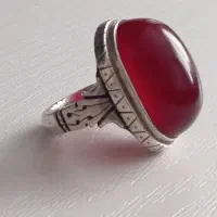 انگشتر عقیق دستساز پایه فرهاد