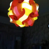 لوستر چراغ خواب نور خورشیدی|لوستر و چراغ آویز|همدان, |دیوار