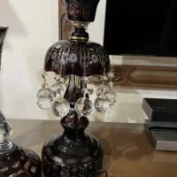 کریستال اگرمن قدیمی یاقوتی|ظروف سرو و پذیرایی|قم, باجک یک|دیوار