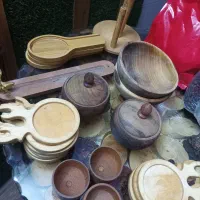 تعدادی ظروف چوبی|صنایع دستی و سایر لوازم تزئینی|تهران, یافت آباد جنوبی|دیوار
