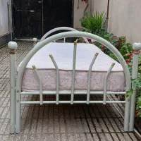 تختخواب فلزی یکنفره|تخت و سرویس خواب|علی‌آباد کتول, |دیوار