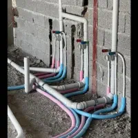 لوله کشی آب و فاضلاب و تخریب و پیکورزنی و جوشکاری
