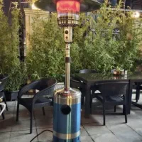 هیتر قارچی وارداتی استیل ماشروم بالکنی هرمی رومیزی|بخاری، هیتر، شومینه|بوشهر, |دیوار