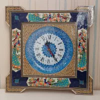 ساعت دیواری خاتم کاری