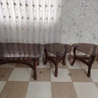 میز جلو مبلی همراه عسلی