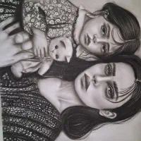 سفارش نقاشی سیاهقلم و مدادرنگی