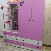 سرویس خواب کودک با تخت نوجوان|تخت و سرویس خواب|پرند, فاز ۳|دیوار