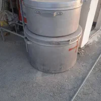 دیگ بزرگ برای نذری قدیمی سنگین