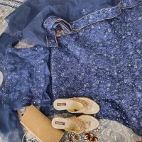 ساری دامن هندی کامل