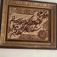 تابلو فرش دستبافت گل ابریشم