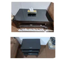 گل میز شیشه ای