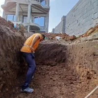 مقنی کندن پی ساختمان چاه کن فاضلاب چاهک شمع حفاری|خدمات پیشه و مهارت|رامسر, |دیوار