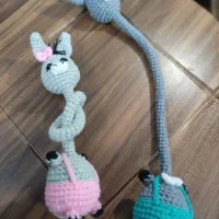 عروسک نخی دست بافت