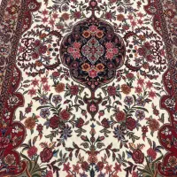 فرش دستباف (بساک) ۲ متری بیجار ۵۰ رج گل ابریشم|فرش|مشکیندشت, |دیوار