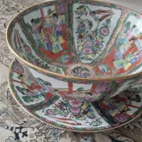 کاسه و بشقاب و گلدان مرغی