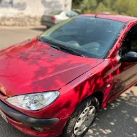 پژو ۲۰۶ مدل ۸۹ قرمز آلبالویی|خودرو سواری و وانت|آفتاب, |دیوار