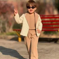 ست کتشلوار ۳ تکه دخترانه|کفش و لباس بچه|جلگه ماژان, |دیوار