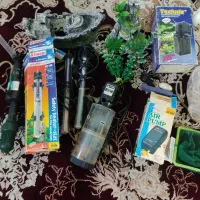 لوازم آکواریوم همشون سالم به دلیل دیگه فروختن ماهی