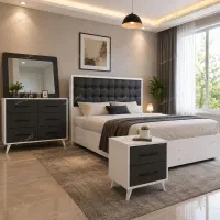 تخت خواب دونفره ،  نگارا مقاوم و بادوام