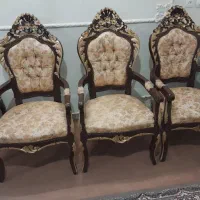 مبل استیل هفت نفره با میز|مبلمان خانگی و میز عسلی|تهران, بروجردی|دیوار